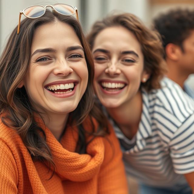 Person is happy
